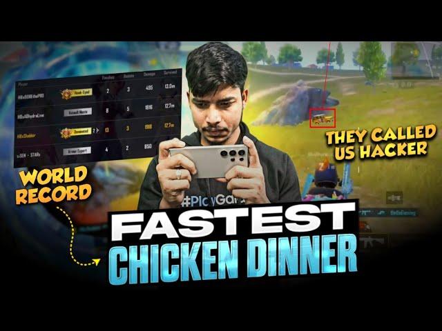 WORLD RECORD FASTEST CHICKEN DINNER + TRIDENT CHALLENGE