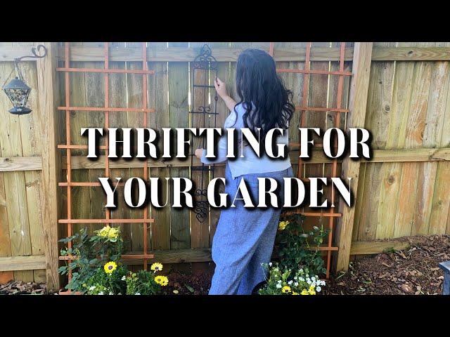 Decorate & Garden On A Budget | Thrift Shopping For A Garden!