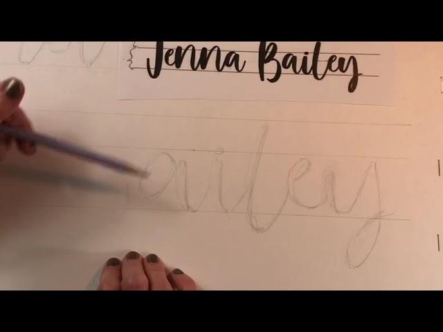 Making an Art Portfolio with Hand Lettering