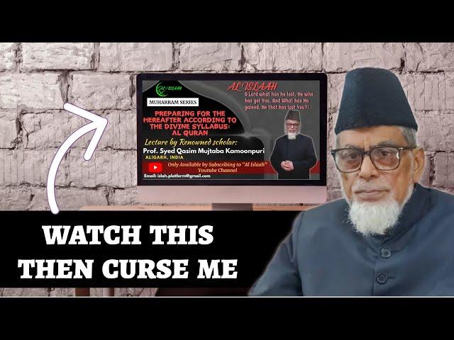 Warning of Senior Maulana Kamoonpuri to Khoja Communities Worldwide!