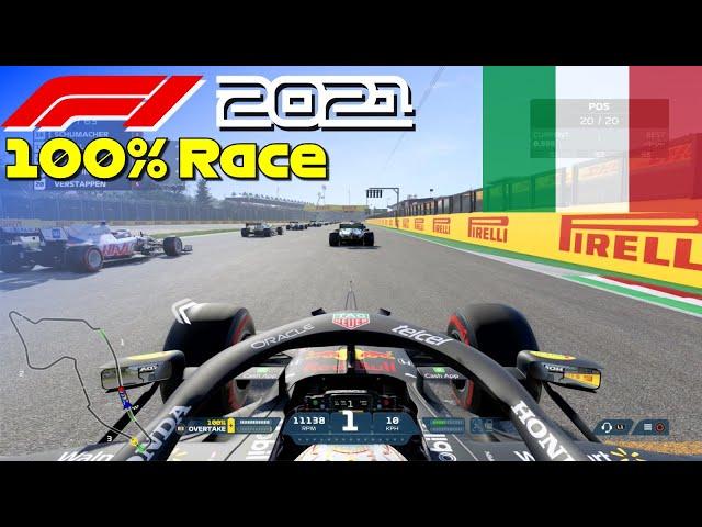F1 2021 - 100% Race Imola, Italy in Verstappen's Red Bull