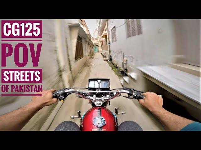 Honda CG125 POV Ride| Streets Of Pakistan | Lalamusa City | 2020