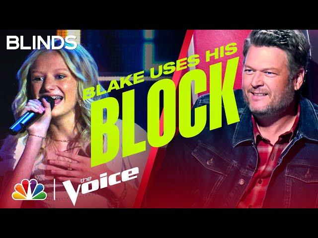 Fifteen-Year-Old Ansley Burns Sounds Angelic on "Unchained Melody" | The Voice Blind Auditions 2022