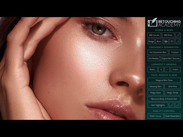 High End Professional Retouch - Beauty Retouch Panel ( Photoshop )