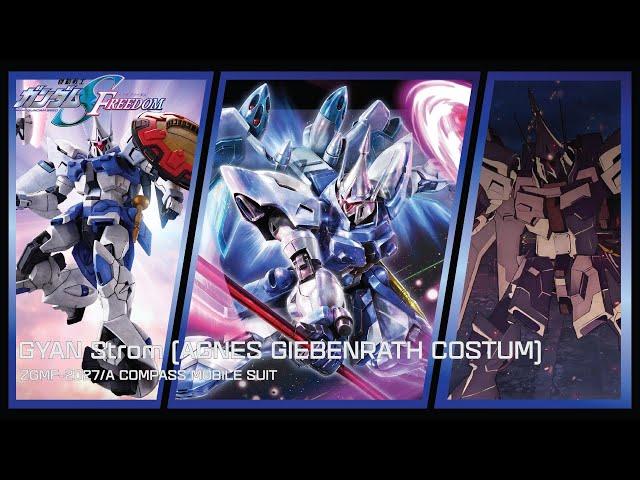 HGCE 1/144 GYAN Strom (Agnes Giebenrath Custom) | Speed Build and Action Pose Review