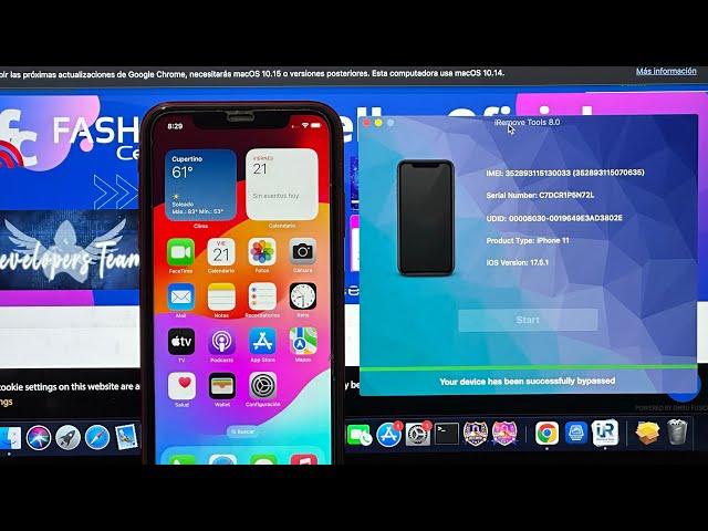 IRemove tools desbloqueo iCloud iPhone 11 | Bypass MEID/GSM full iphone XR al 13 PRO MAX iOS17.5.1