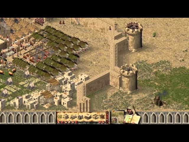 Stronghold Crusader Multiplayer - 1vs1 | Runner vs SergiuHellDragoonHQ | Deathmatch [1080p/HD]