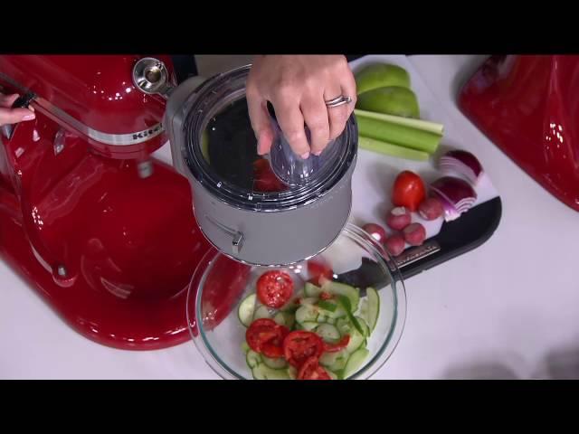 KitchenAid Premium Food Processor Stand Mixer Attachment on QVC