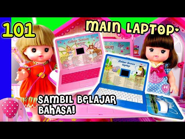 Mainan Boneka Eps 101 Bermain Laptop Anak Dan Belajar Bahasa | GoDuplo TV