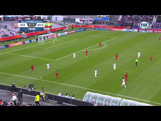 USA Myanmar 2015 U-20 World Cup Group A First Half Full Game USA FOX SPORTS