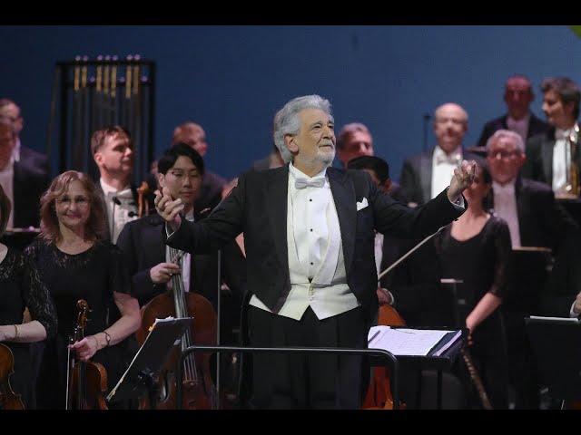 Johannes Brahms: Ungarischer Tanz (Hungarian Dance) No.5, conducted by Placido Domingo 2022