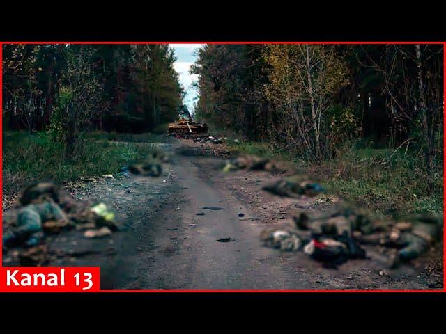 Dead Russian infantry littered road and fields: Reasons of failure of Putin's army in Donbas