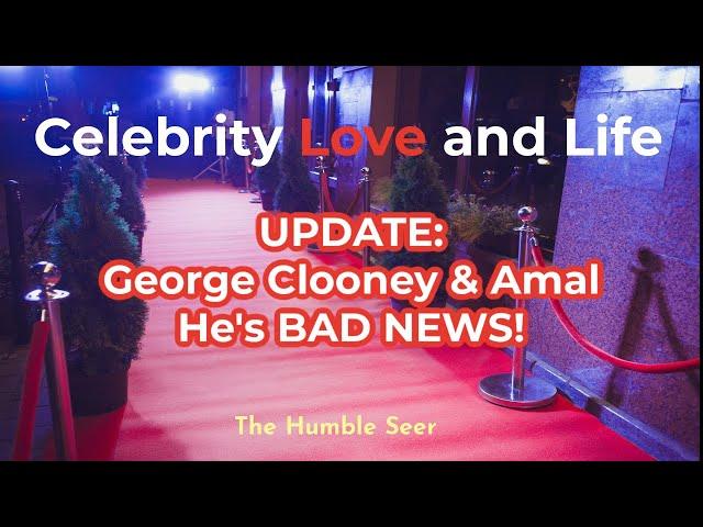 UPDATE: George Clooney & Amal: He's BAD NEWS!