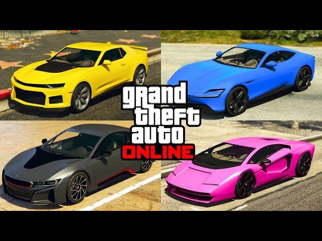 TOP 5 FASTEST CARS IN GTA ONLINE! (UPDATED AUGUST 2024)