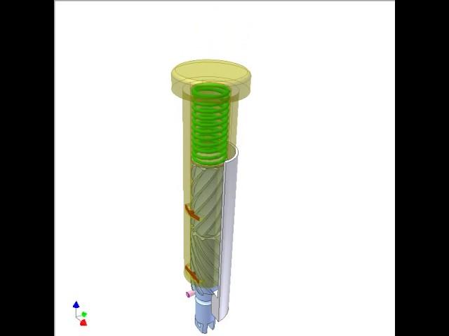 Converting two way linear motion into one way rotation 6