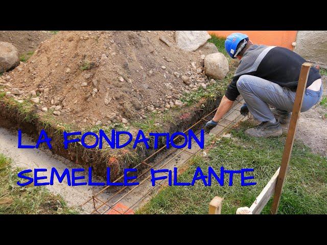 Créer des fondations de type semelle filante