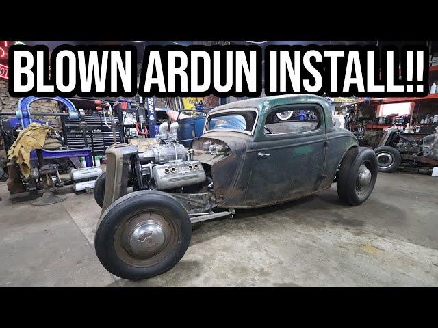 Does Our Fresh Blown Ardun OHV Flathead Fit In The 1933 3 Window Coupe??