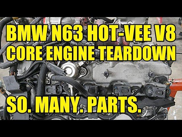 BMW N63 Hot-Vee 4.4L Twin Turbo V8 Complete Engine Teardown. THERE ARE SO MANY STEPS TO THIS