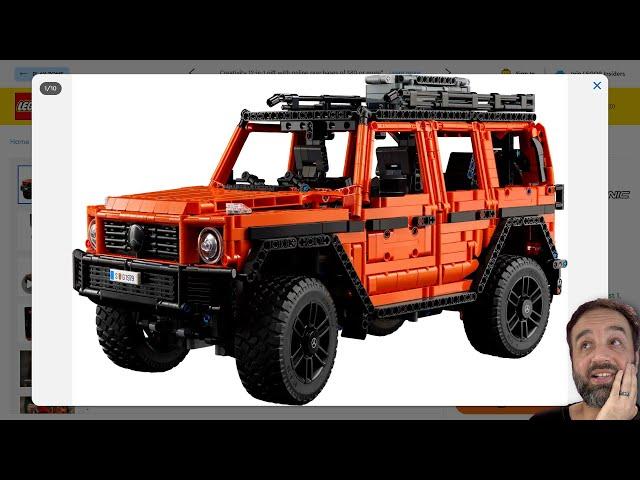 LEGO Technic Mercedes-Benz G500 Professional reveal & my thoughts! ~2900 pieces $250 USD set 42177