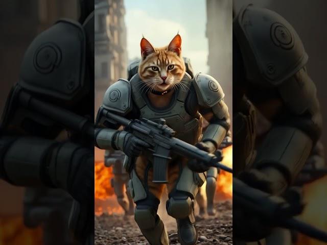 فيديوهات القطط باستعمال الذكاء الاصطناعي #aianimation #cat #aigenerated #callofduty #cartooncat