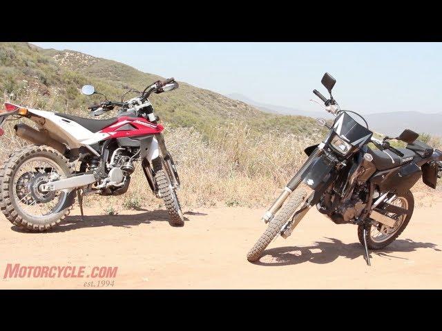 2012 Husqvarna TE250 vs. 2012 Suzuki DR-Z400 vs. 2013 Yamaha WR250R - 2012 Dual-Sport Shootout