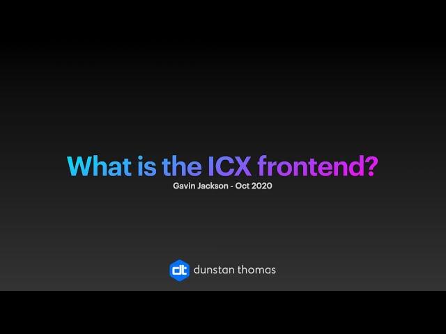 What is the Integro CX frontend?