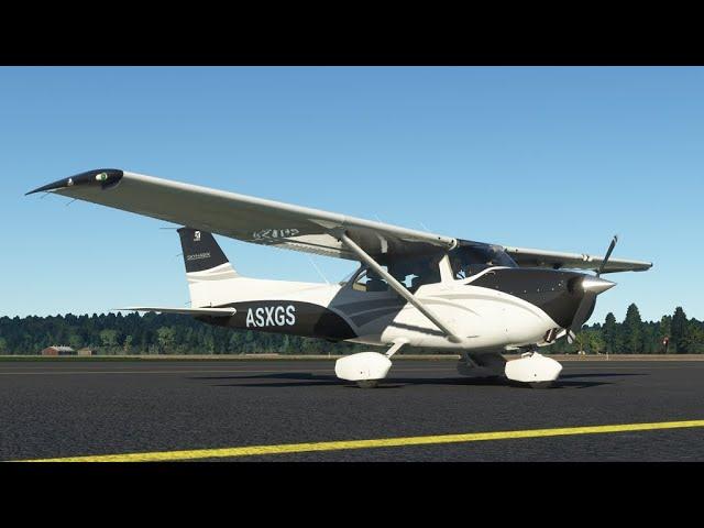 Radio Navigation via VOR stations in the Cessna C172 in Microsoft Flight Simulator