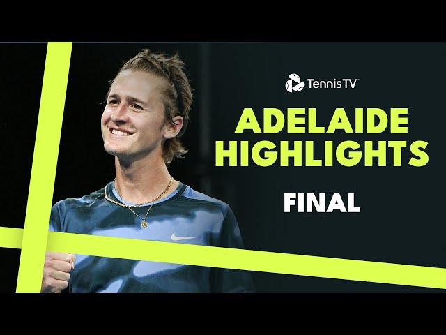 Sebastian Korda vs Felix Auger-Aliassime For The Title  | Adelaide 2025 Final Highlights