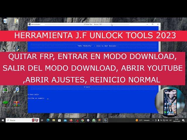 NUEVA Herramienta J.F UNLOCK Tool 2023 Gratis