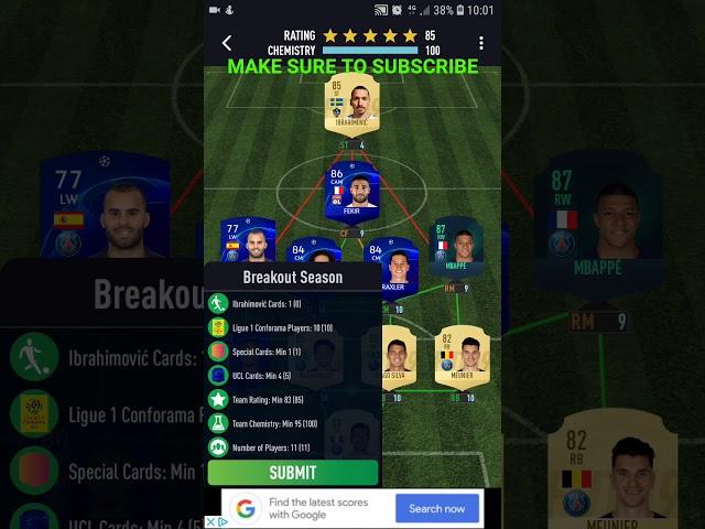 #Pacybits #SBC #NEW #aubameyang breakout season