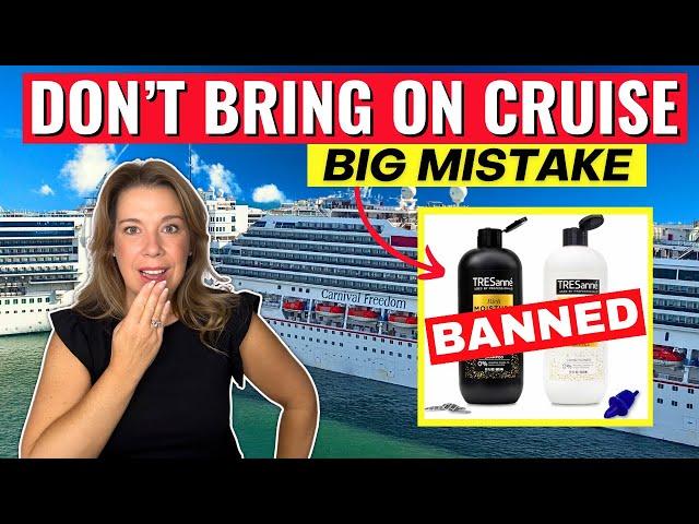 12 Prohibited Items NOT to Take on a Cruise 2024