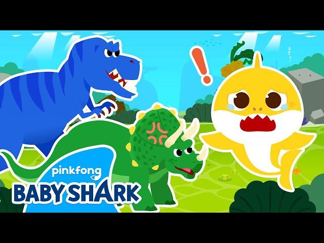 [TOP 3] Baby Shark Dinosaur Stories | +Compilation | Peekaboo & Hide and Seek | Baby Shark Official