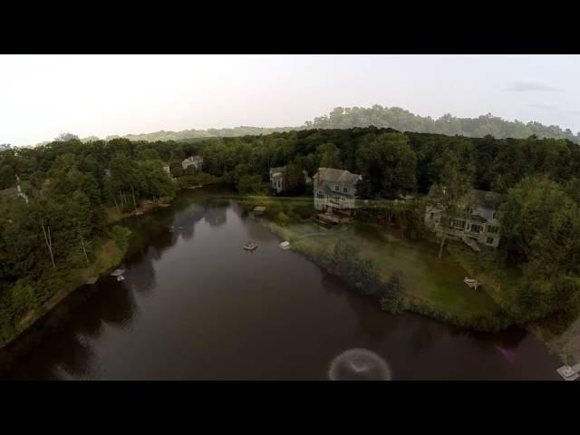 Champion Lake, Herndon, VA from a DJI Phantom 2