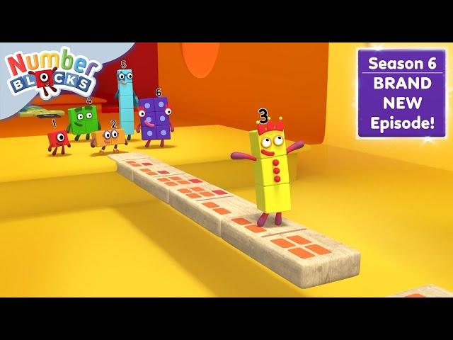 Go Go Domino | Series 6 | Learn to Count |  @Numberblocks