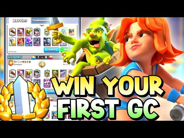 HOW TO WIN YOUR *FIRST* GRAND CHALLENGE!  - Clash Royale