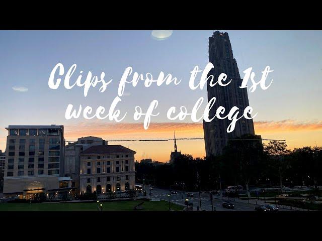 First Week of College | University of Pittsburgh