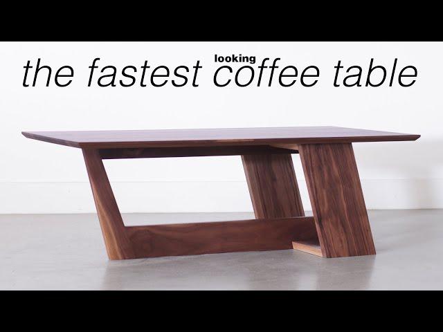 Modern Walnut Coffee Table | The Fastest In The West