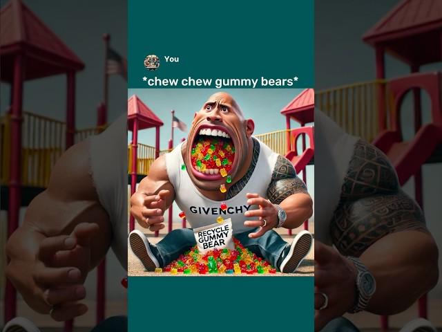 Special Delicious Gummy Bears Dwayne x Peele (Ai Edition) No Brainer #aiart #chatgptart