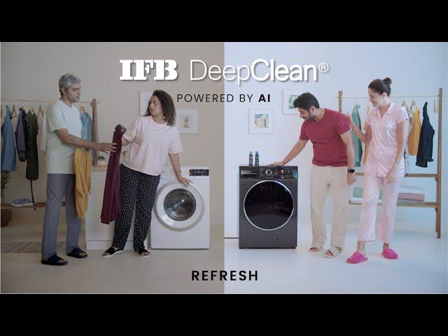 IFB DeepClean Washing Machine - Switch to Steam Refresh - A Steam spa for your clothes