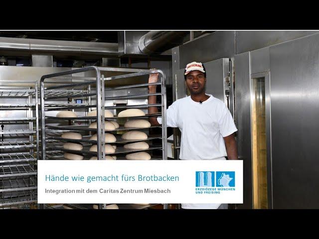 Hände wie gemacht fürs Brotbacken: Arbeitsmarktintegration mit dem Caritas Zentrum Miesbach