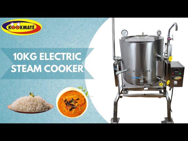 Energy Saving Commercial Electric Rice Steamer Machine | Lpg Gas Saving Steam Jacketted Cooker