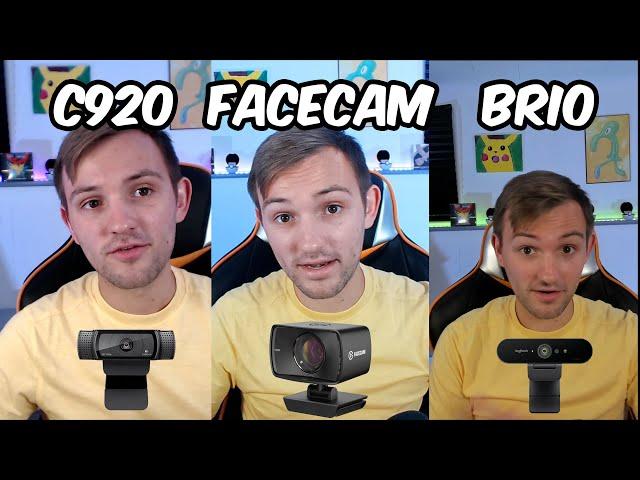 NEW Elgato Facecam ($200) vs Logitech Brio and C920: Best USB Webcam 2021