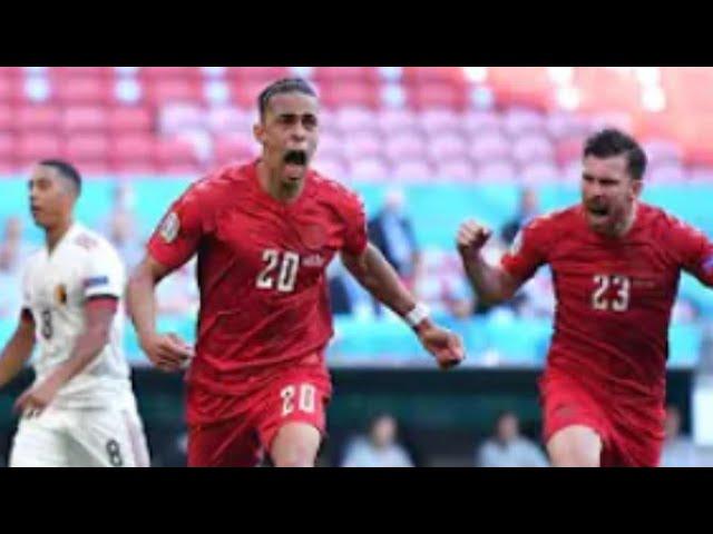 Yussuf Poulsen Goal vs Belgium