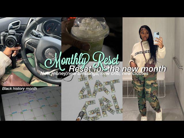 MONTHLY RESET | new money, new goals, new lifestyle, new travels, new everything ! | black luxury