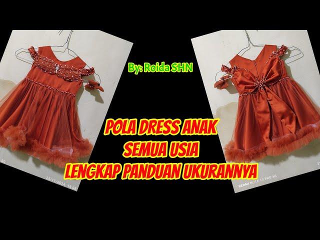 POLA DRESS ANAK-ANAK