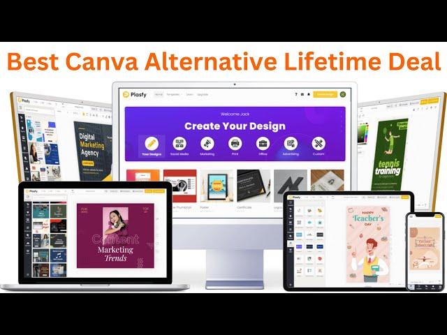 Plasfy Lifetime Deal - All-In-One Professional Graphic Designing Tool