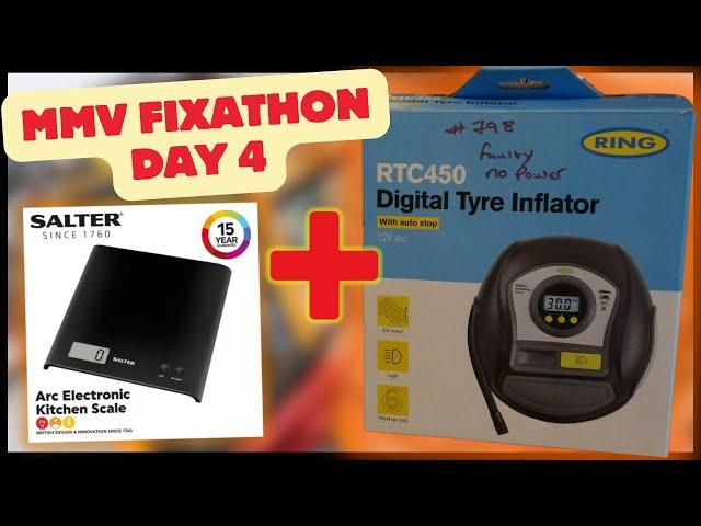 MMV November 2024 Fixathon Day 4 - Salter Weighing Scales & Ring Tyre Inflator