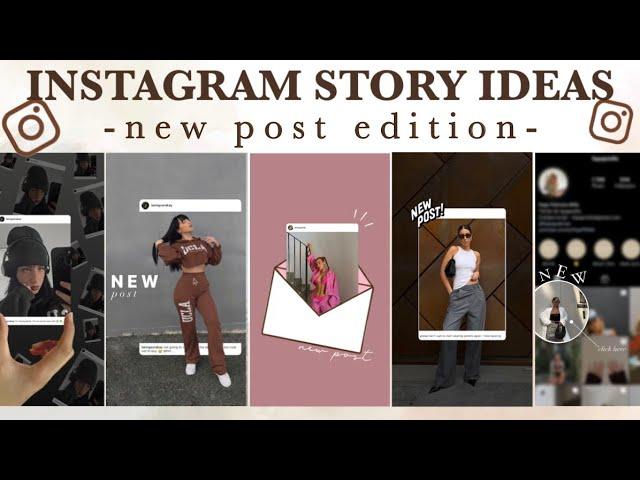 6 Creative NEW POST Instagram Story Ideas | using the IG app only | pt.5