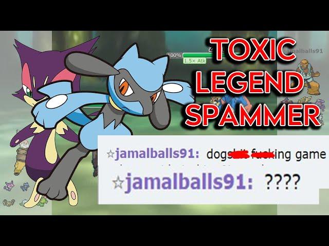 RIOLU and PURRLOIN make TOXIC LEGEND SPAMMER RAGE! POKEMON SHOWDOWN TROLLING ft. lvl 1 pokemon