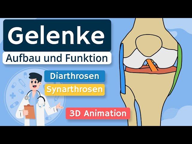 Gelenke - Aufbau und Funktion einfach erklärt | 3D Animation